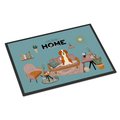 Carolines Treasures 18 x 27 in. English Foxhound Sweet Home Indoor or Outdoor Mat CK7955MAT